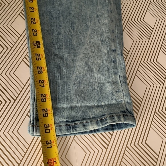 Maurices Denim Faded & Distressed Overalls Size 16R - Picture 11 of 12
